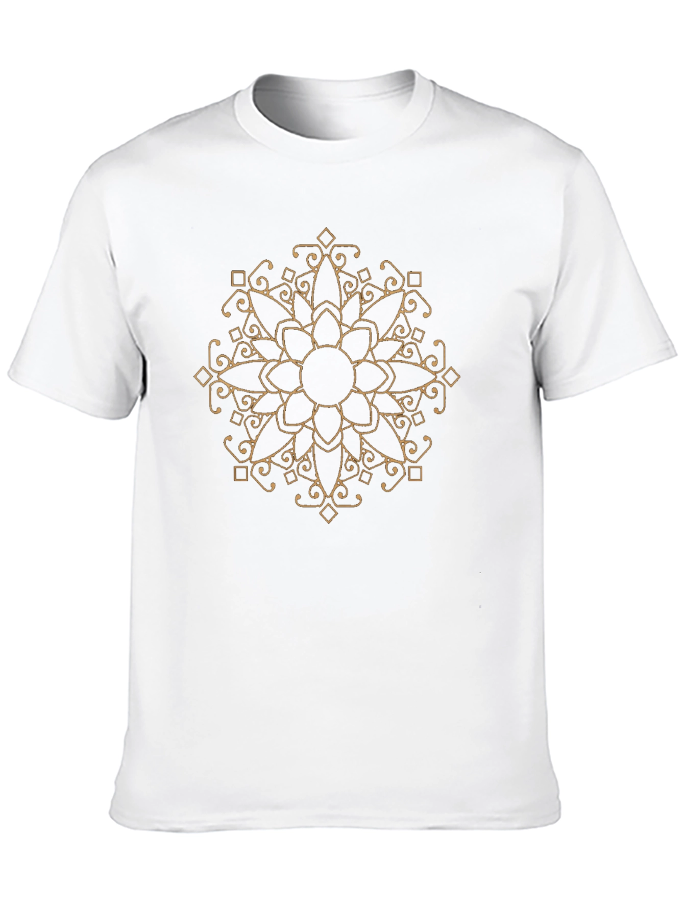 Geometric Mandala Graphic T-Shirt - Stylish & Comfortable