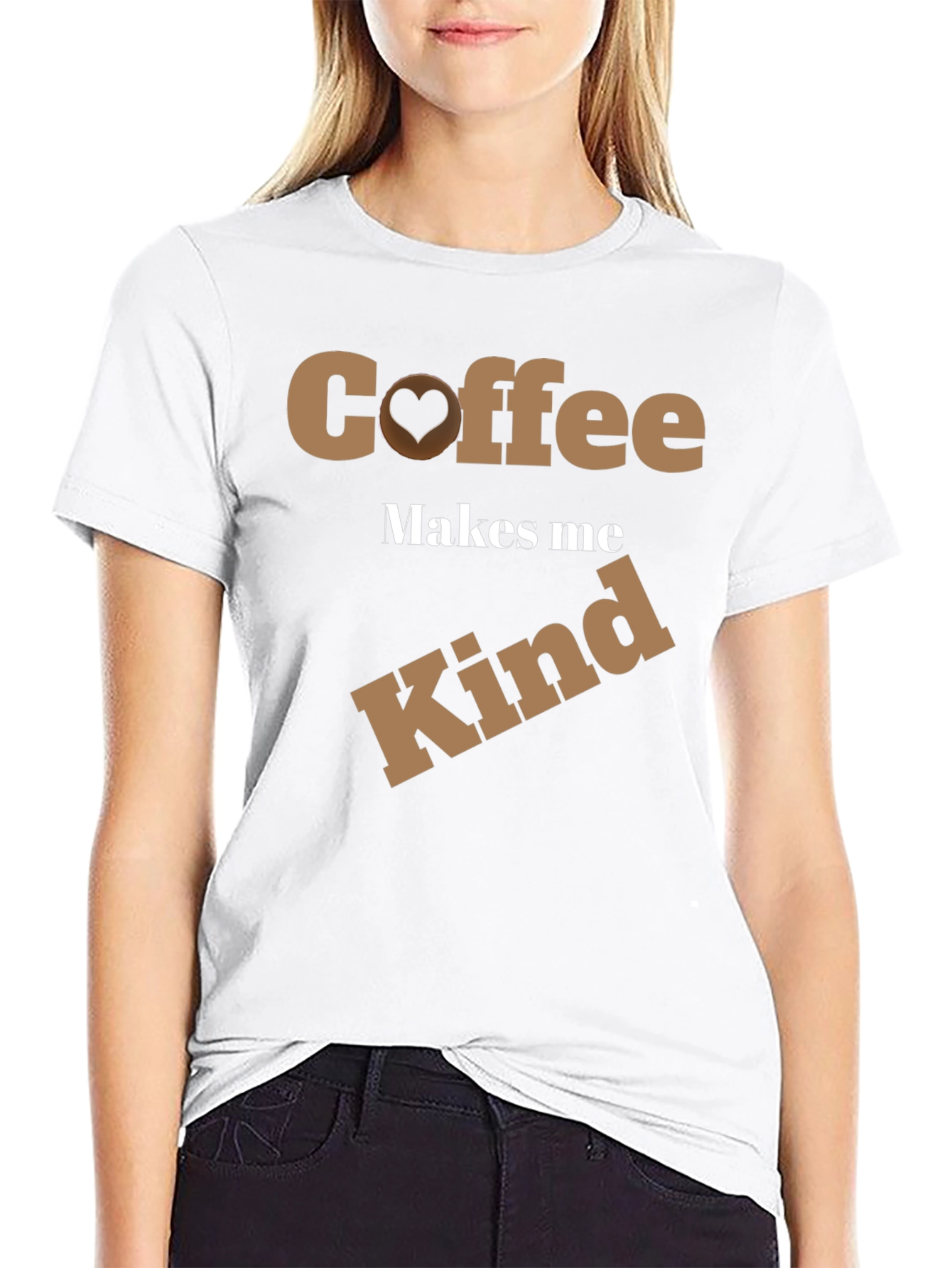 Coffee Makes Me Kind Graphic T-Shirt