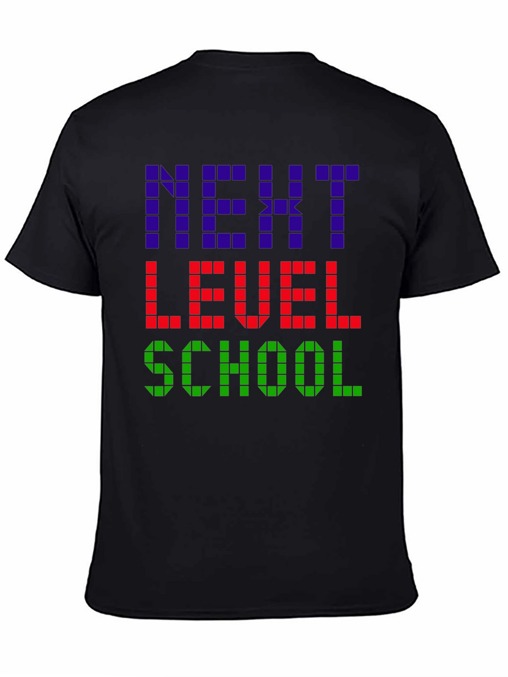 Next Level School T-Shirt - Gamer Pixel Style