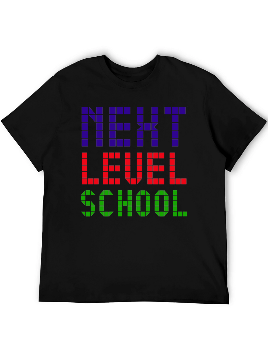 Next Level School T-Shirt - Gamer Pixel Style