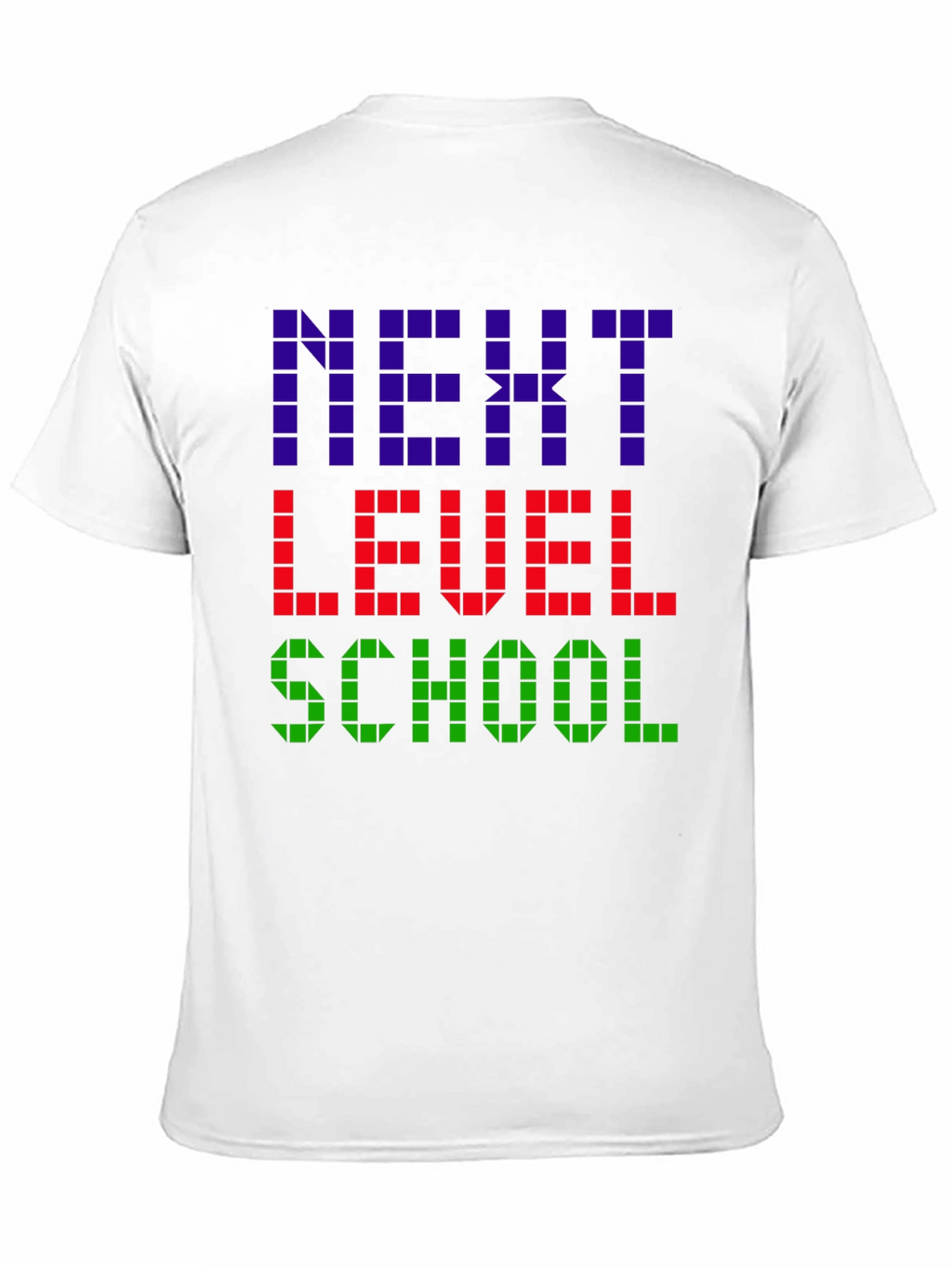 Next Level School T-Shirt - Gamer Pixel Style
