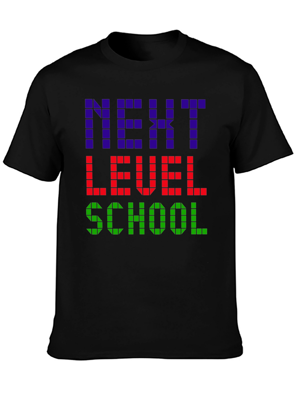 Next Level School T-Shirt - Gamer Pixel Style