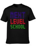 Next Level School T-Shirt - Gamer Pixel Style