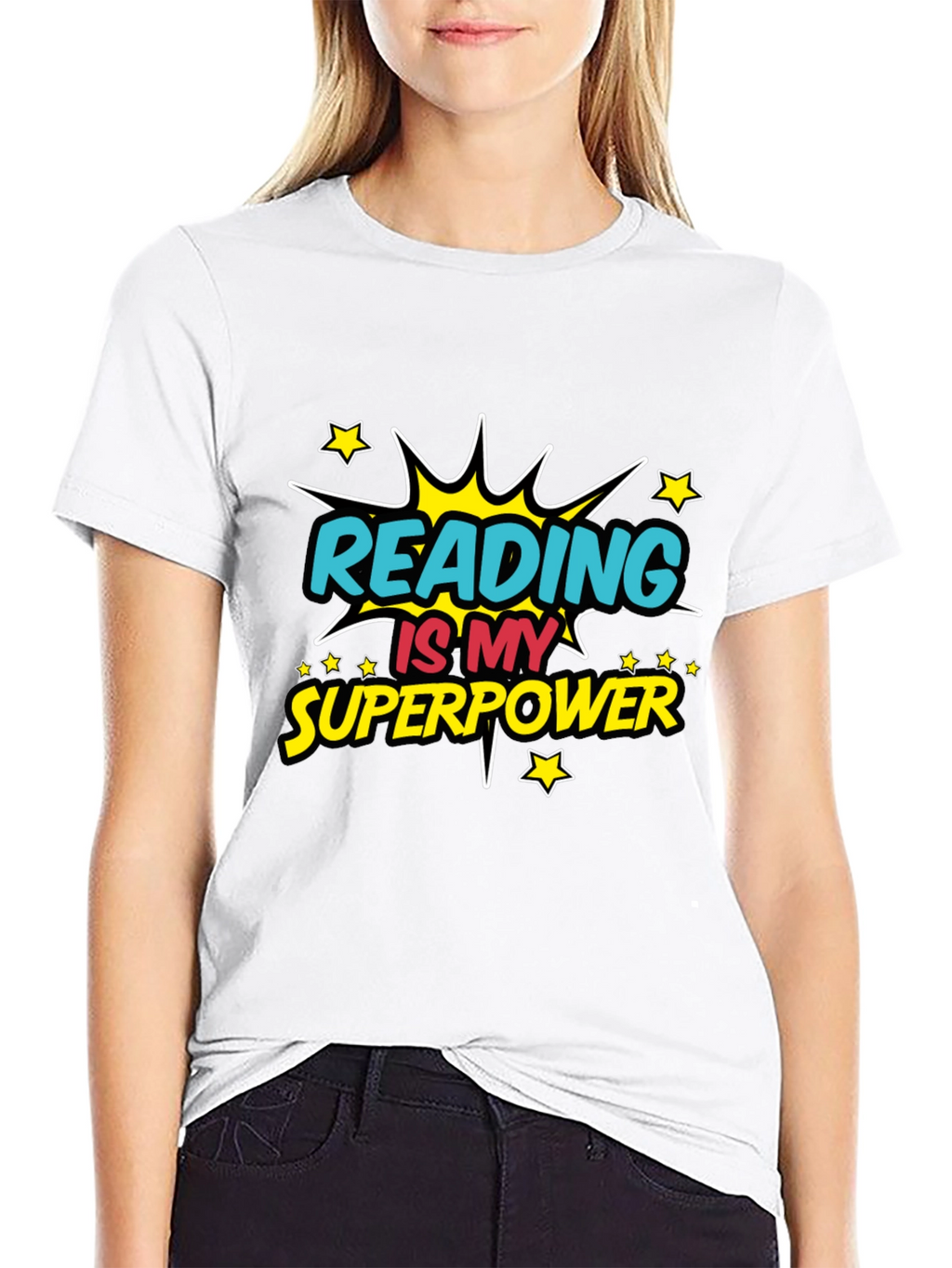 Reading is My Superpower Graphic Tee