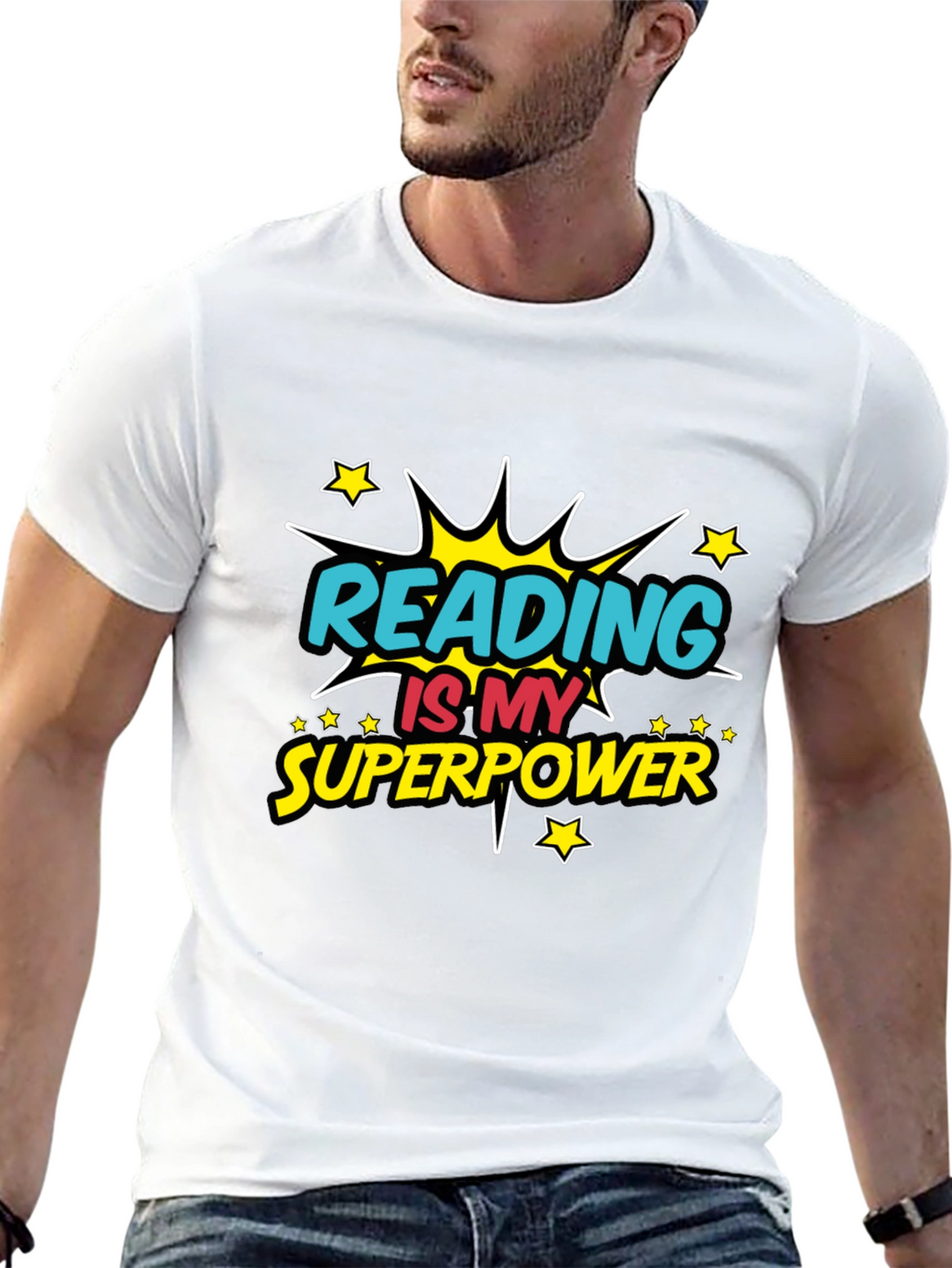Reading is My Superpower Graphic Tee