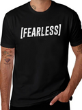 Fearless Graphic Tee - Bold Black T-Shirt