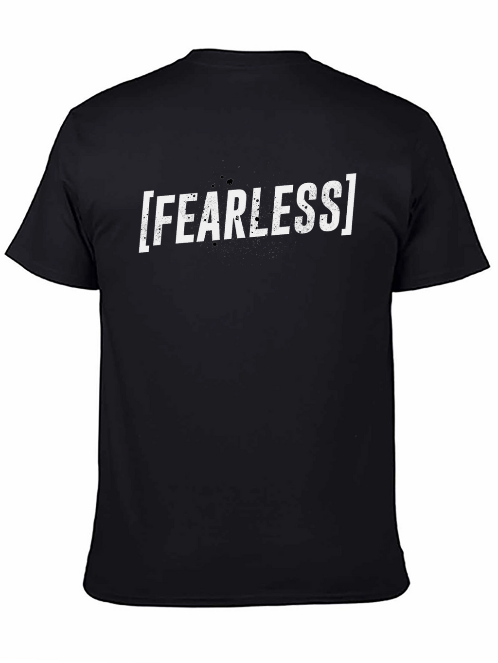 Fearless Graphic Tee - Bold Black T-Shirt