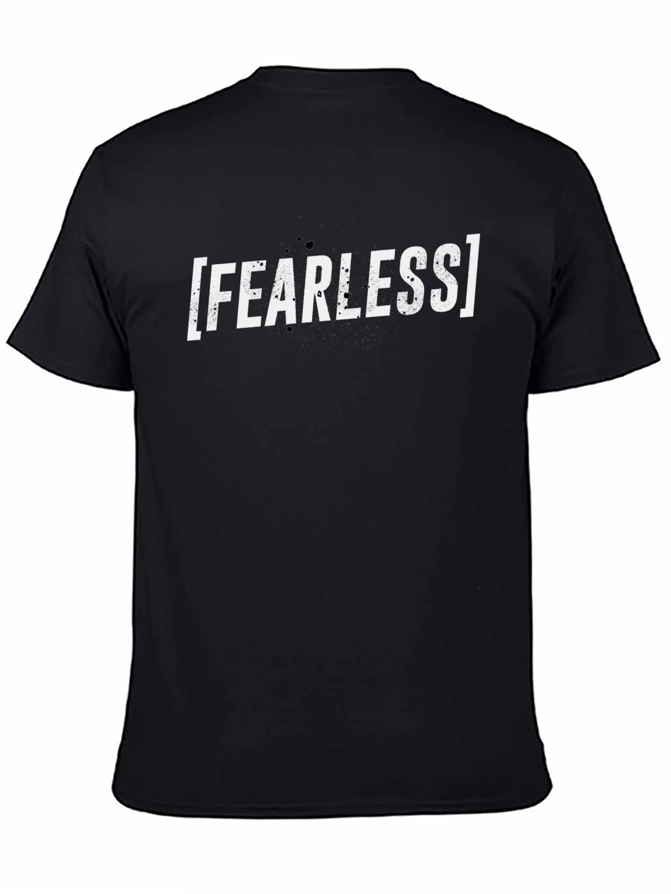 Fearless Graphic Tee - Bold Black T-Shirt