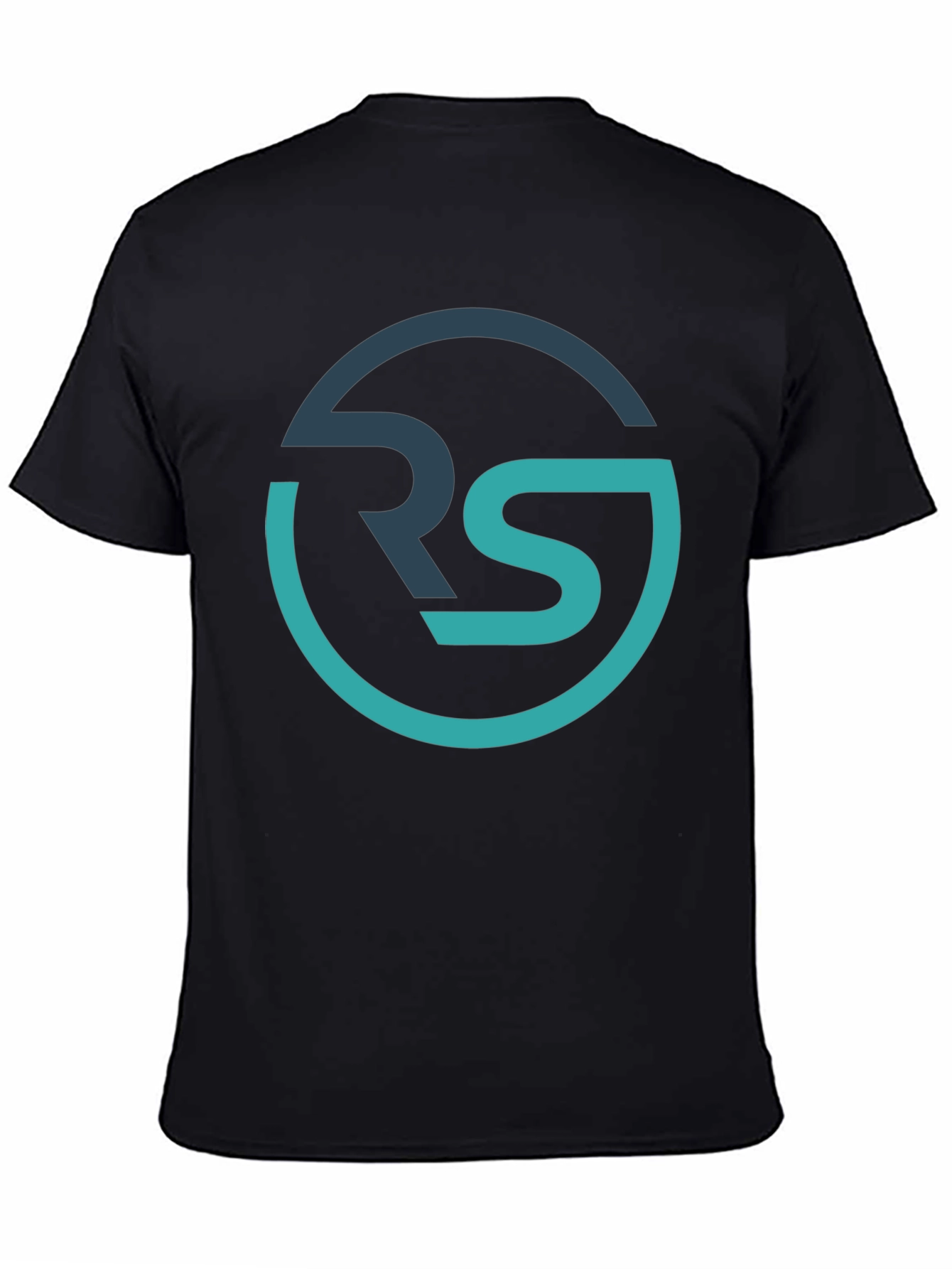 RS Graphic Tee - Stylish Mens Black T-Shirt
