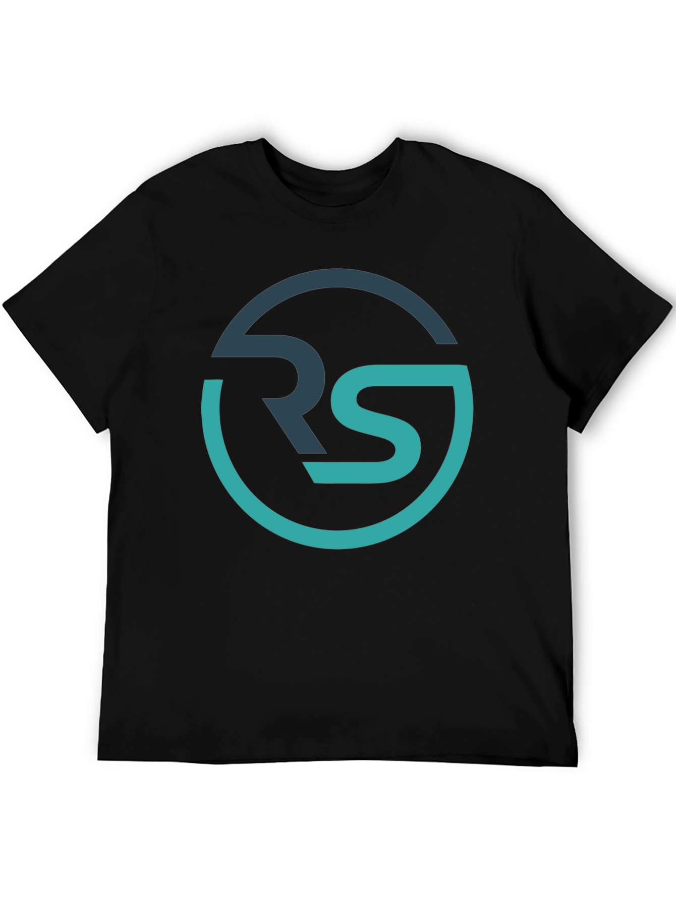 RS Graphic Tee - Stylish Mens Black T-Shirt
