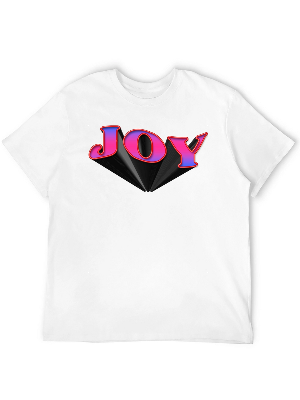 Joy Graphic Tee - Black Cotton Blend