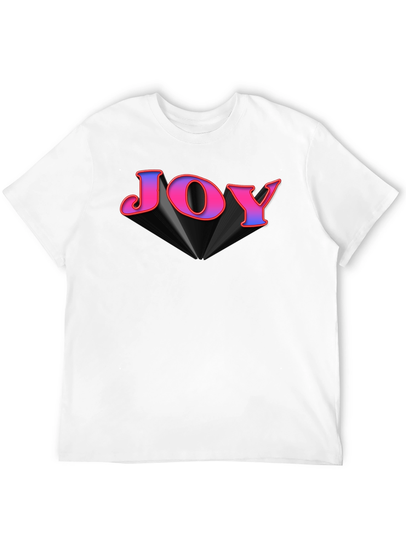 Joy Graphic Tee - Black Cotton Blend