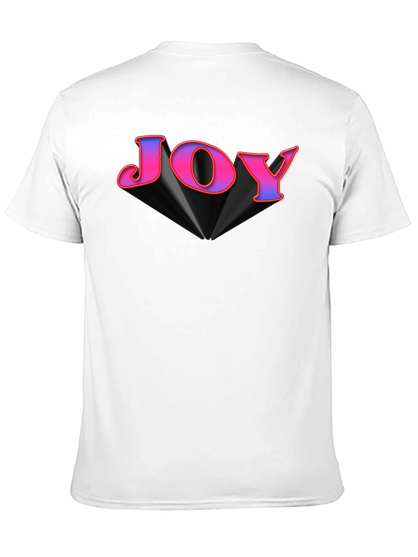 Joy Graphic Tee - Black Cotton Blend