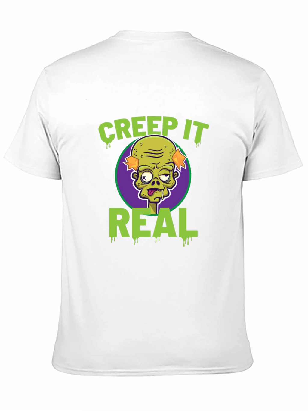 Creep It Real Zombie Graphic Tee - Halloween Fun
