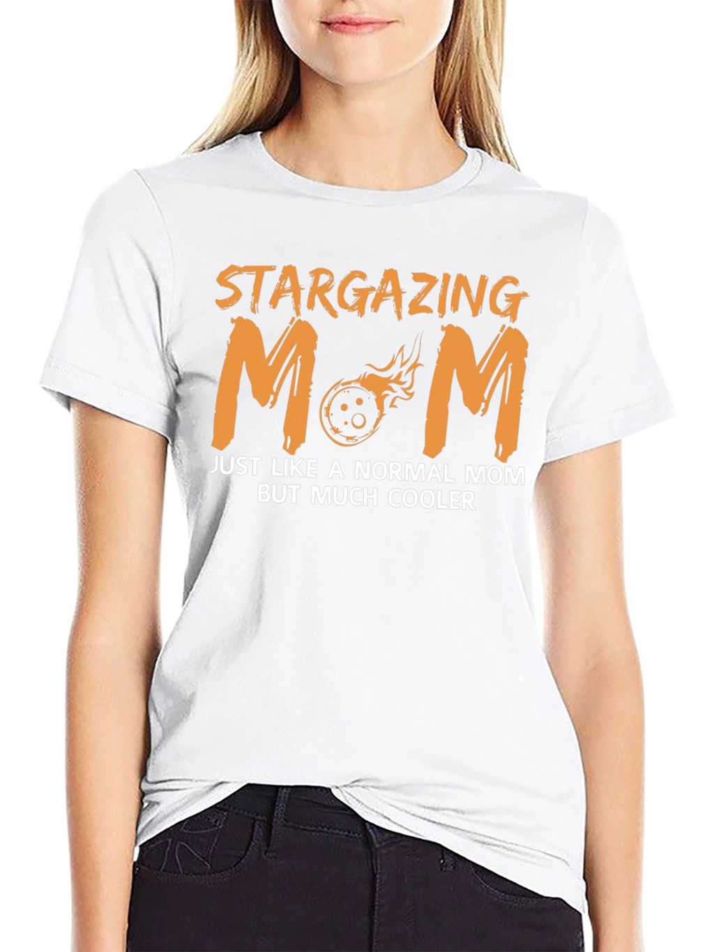 Stargazing Mom T-Shirt - Cool Celestial Design