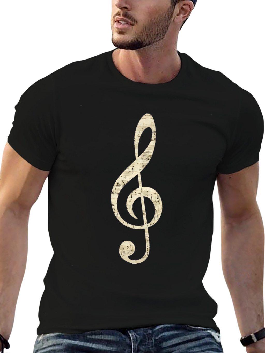 Musical Clef Graphic T-Shirt