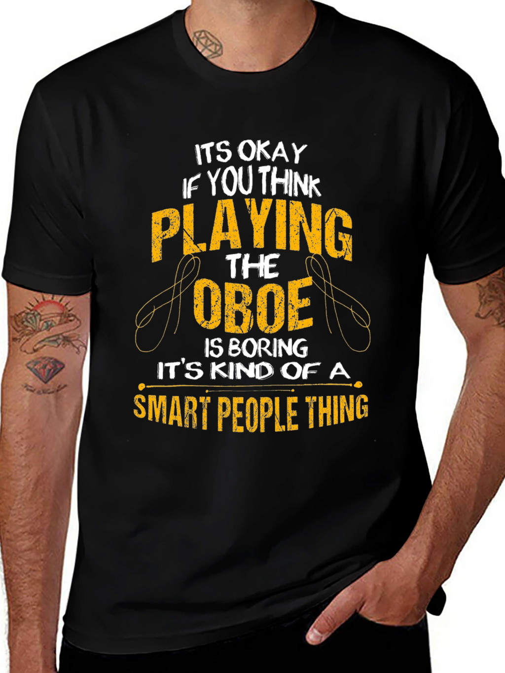 Oboe Player T-Shirt - Smart People Thing
