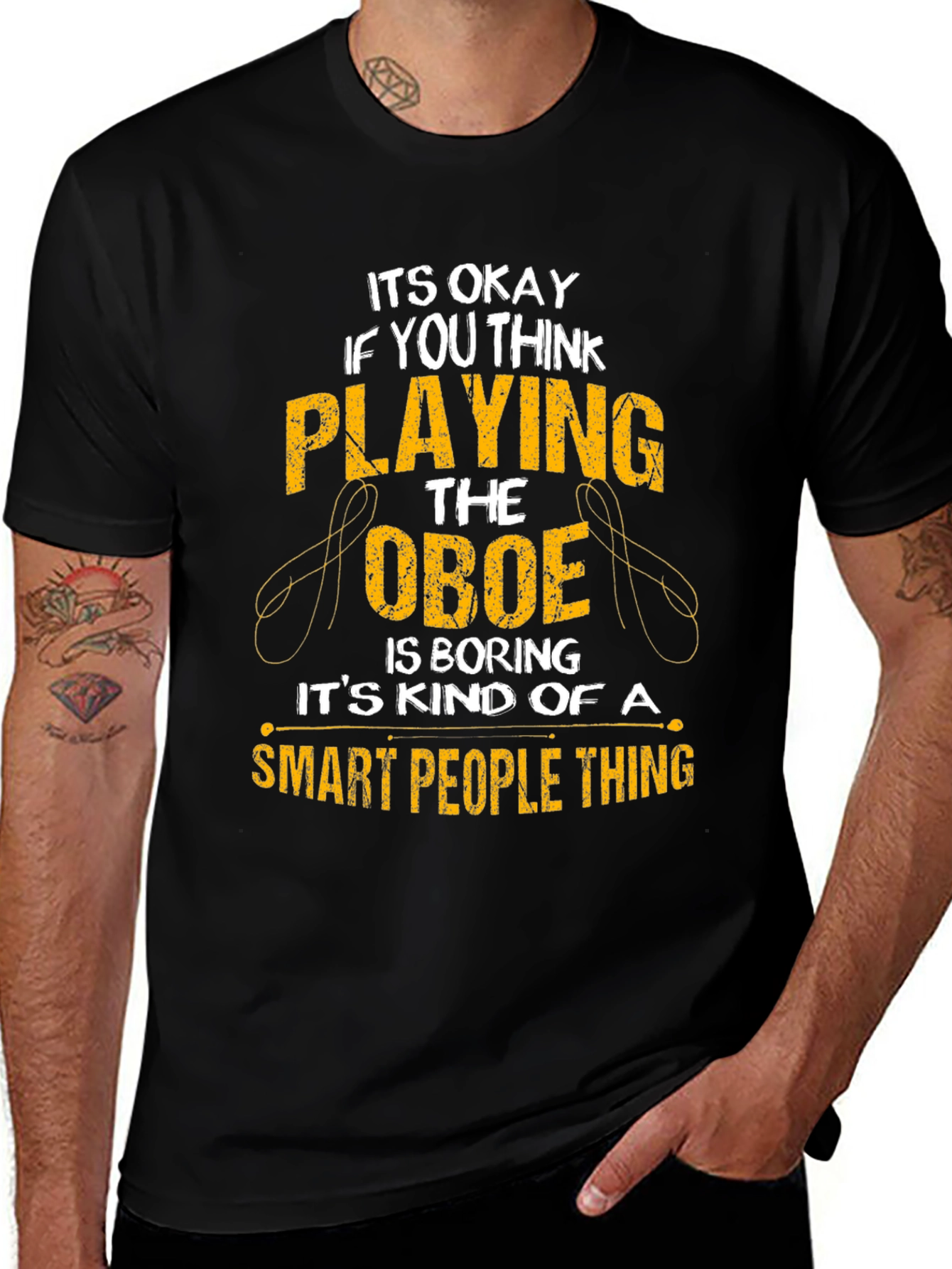 Oboe Player T-Shirt - Smart People Thing