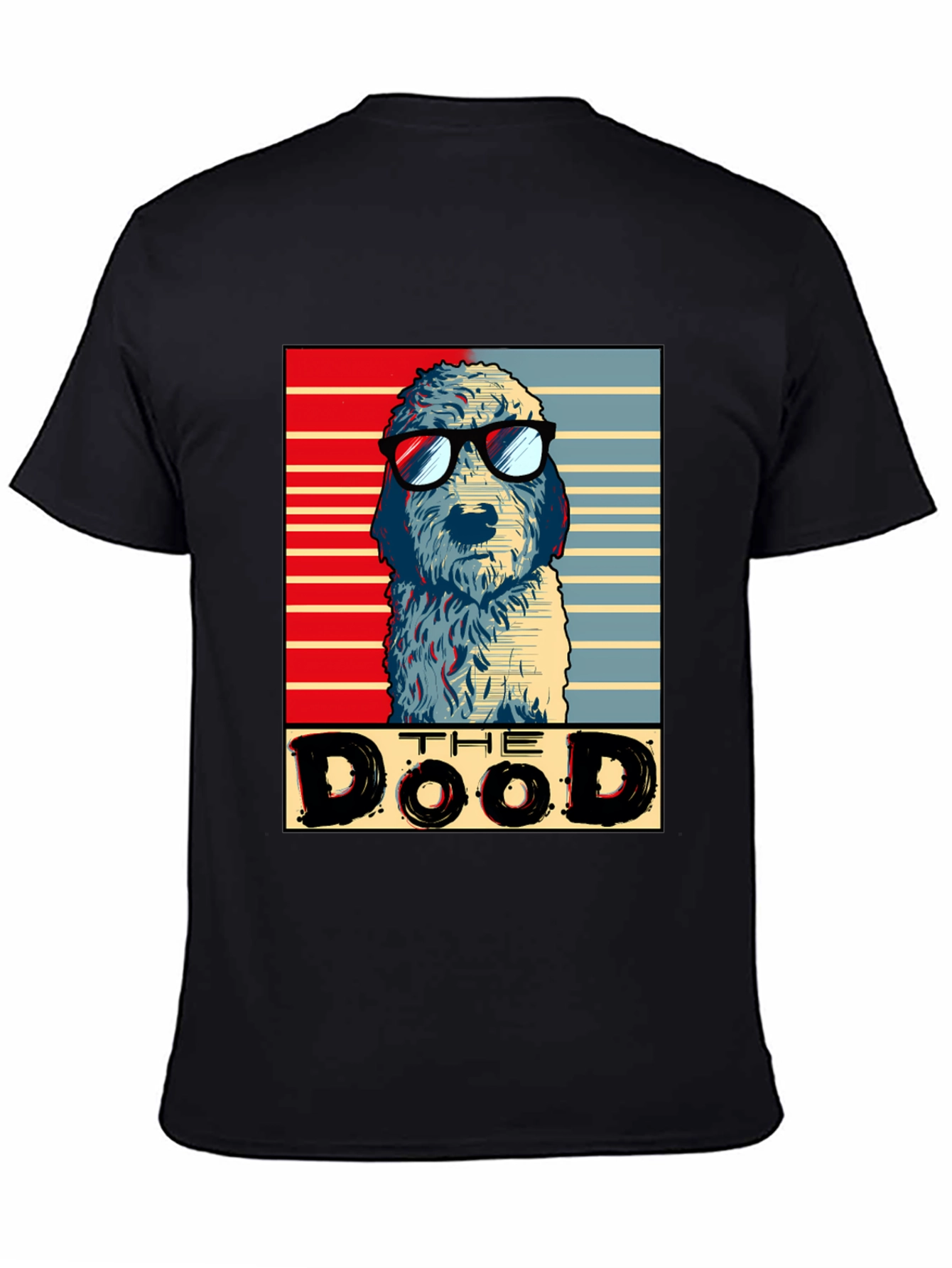 The Dood T-Shirt - Dog with Glasses Cool Graphic Tee