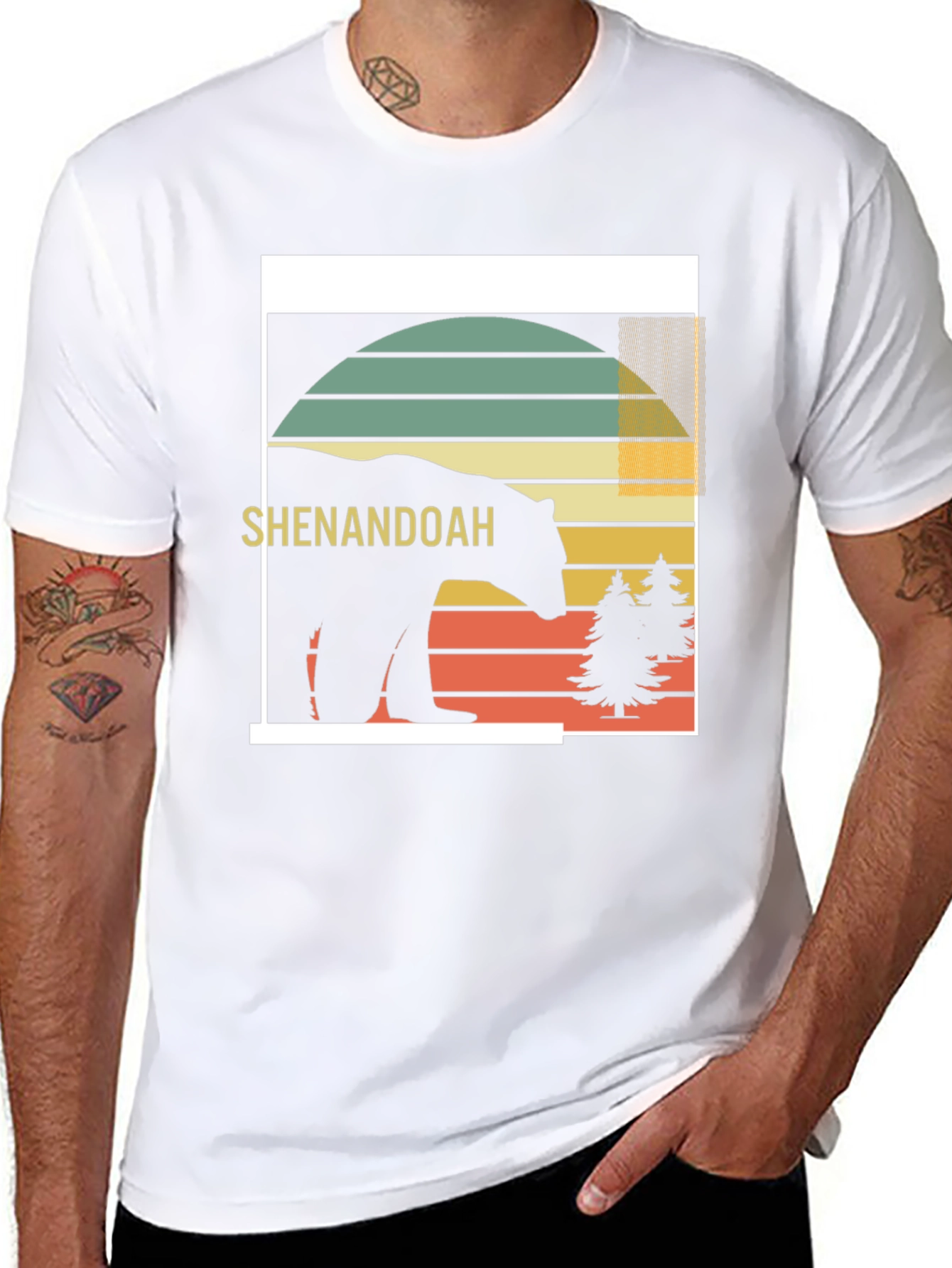 Shenandoah Bear Retro T-Shirt