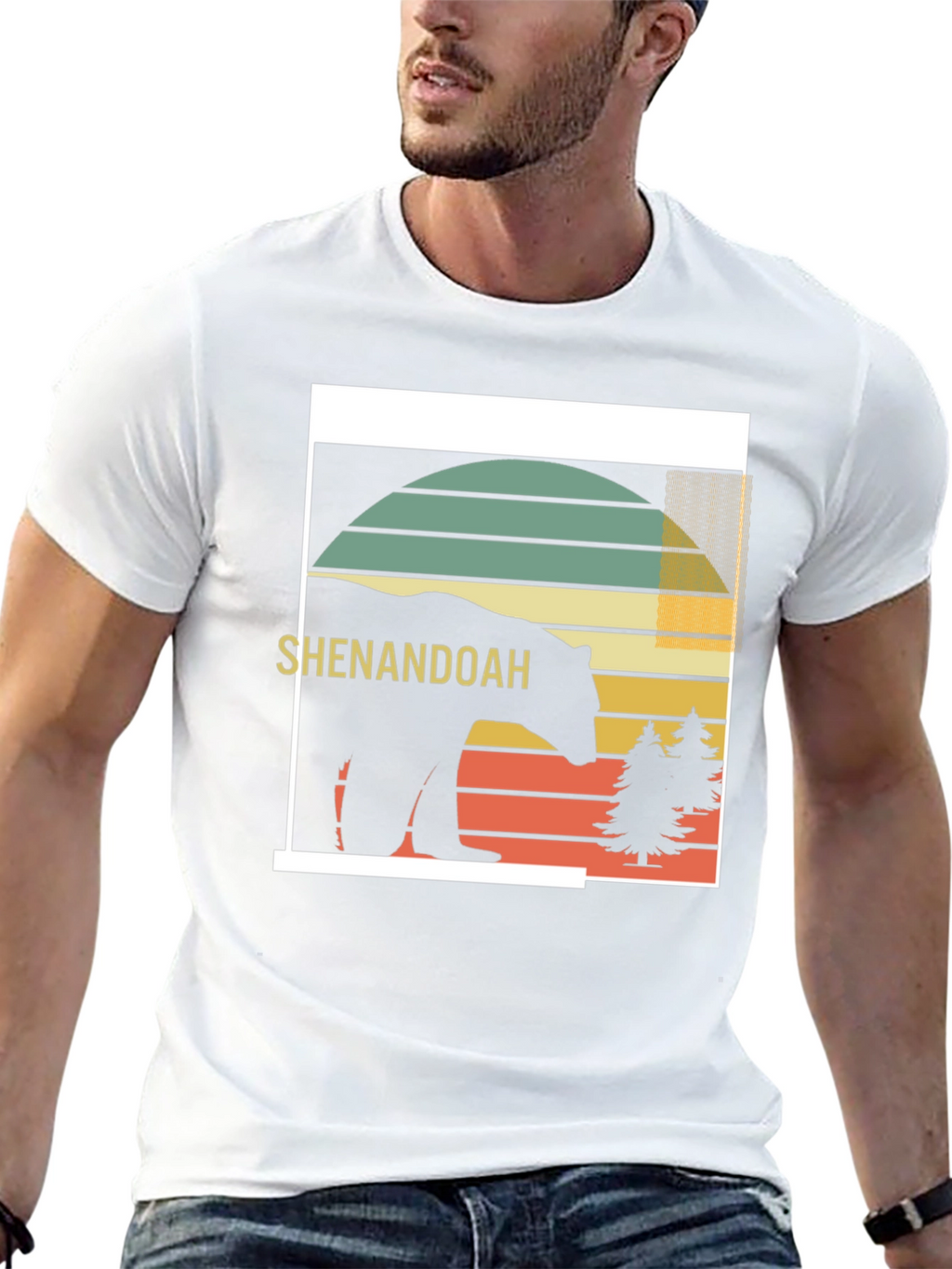 Shenandoah Bear Retro T-Shirt
