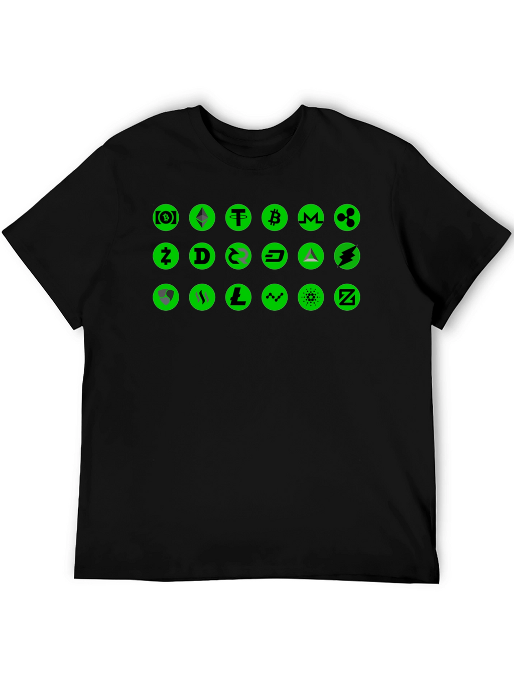 Crypto Coin Black T-Shirt - Digital Currency