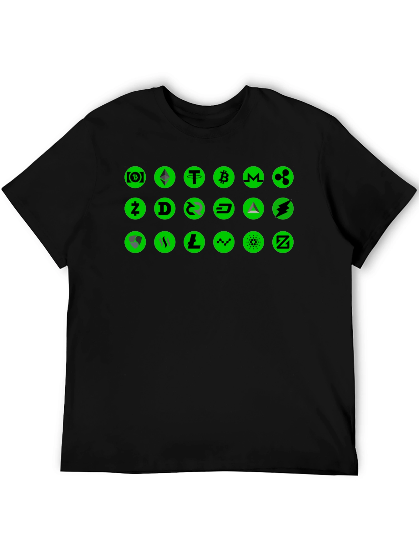 Crypto Coin Black T-Shirt - Digital Currency
