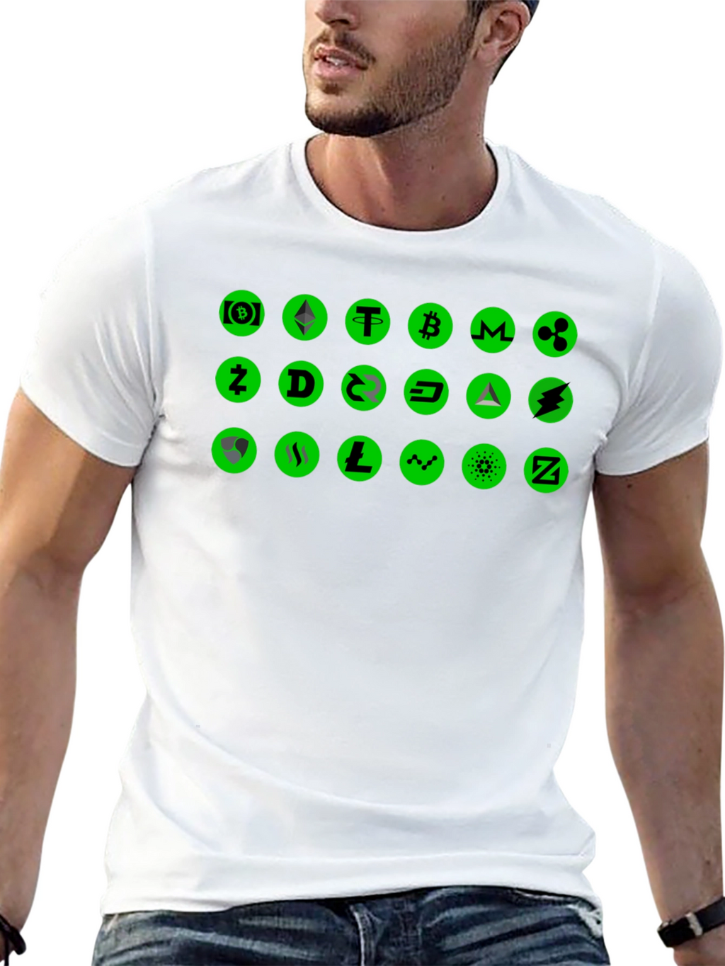 Crypto Coin Black T-Shirt - Digital Currency