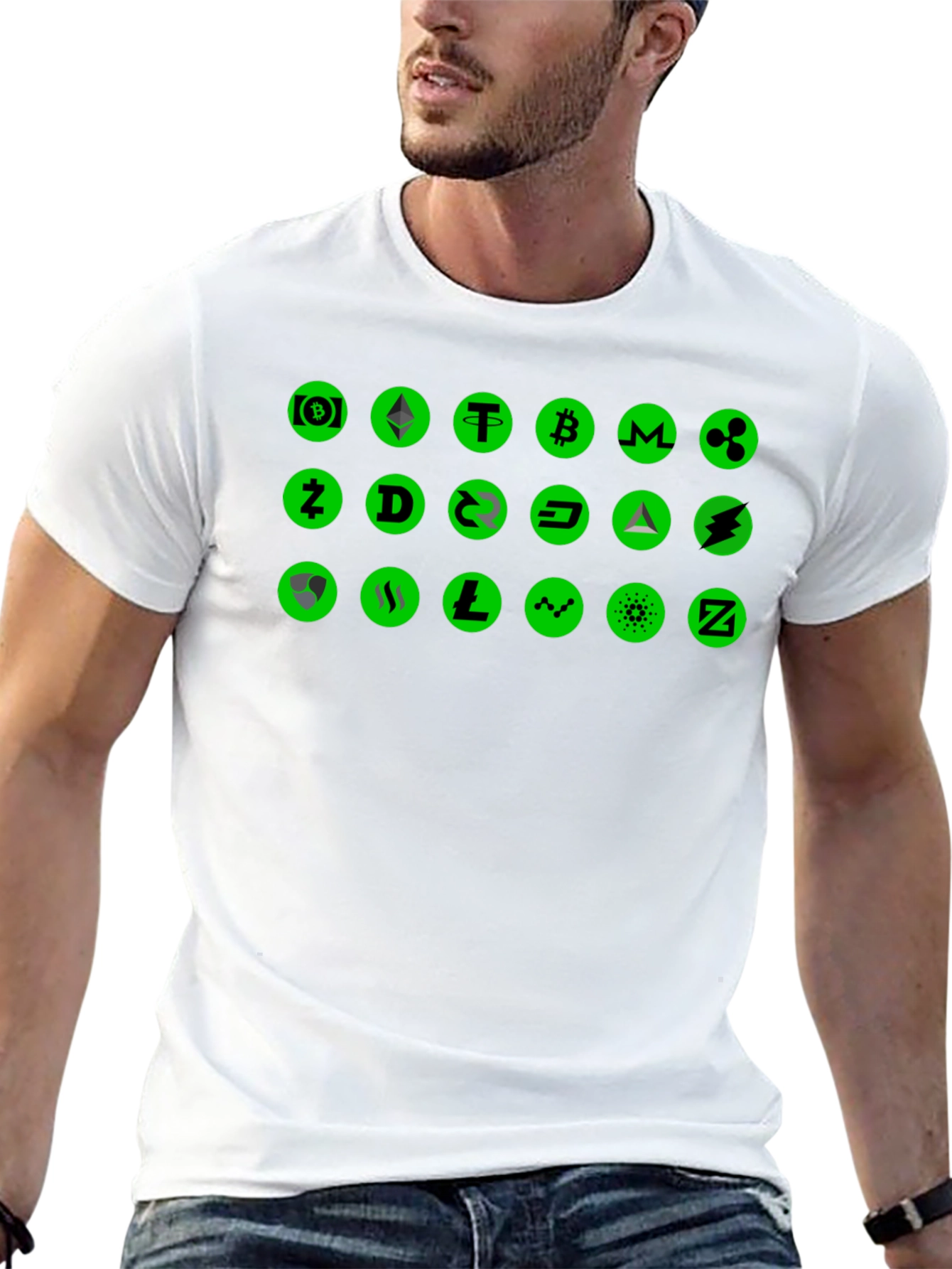 Crypto Coin Black T-Shirt - Digital Currency