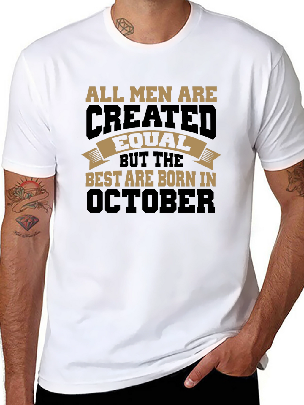 October Born Mens T-Shirt