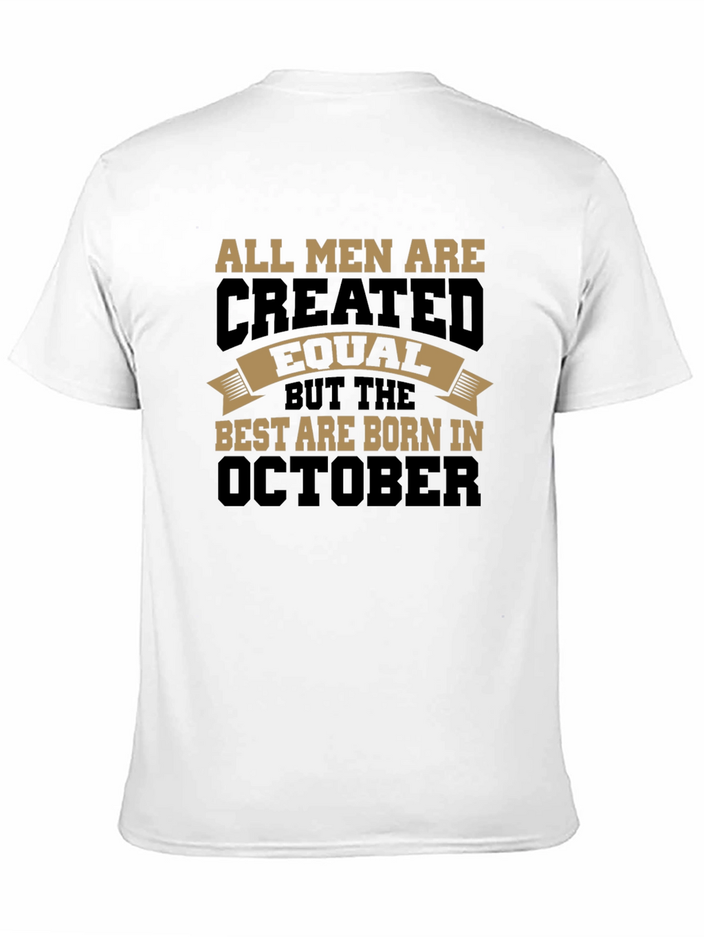 October Born Mens T-Shirt