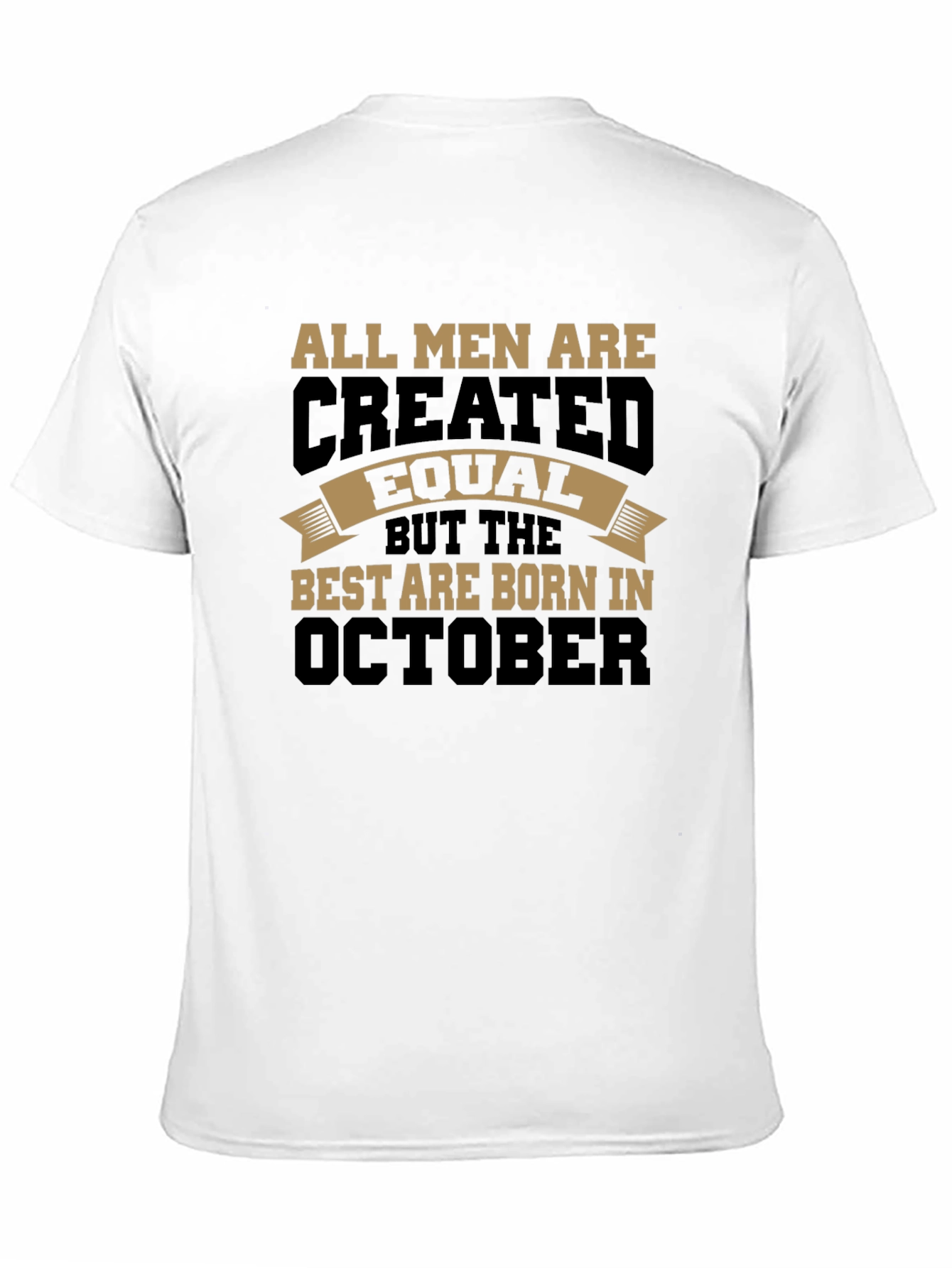 October Born Mens T-Shirt