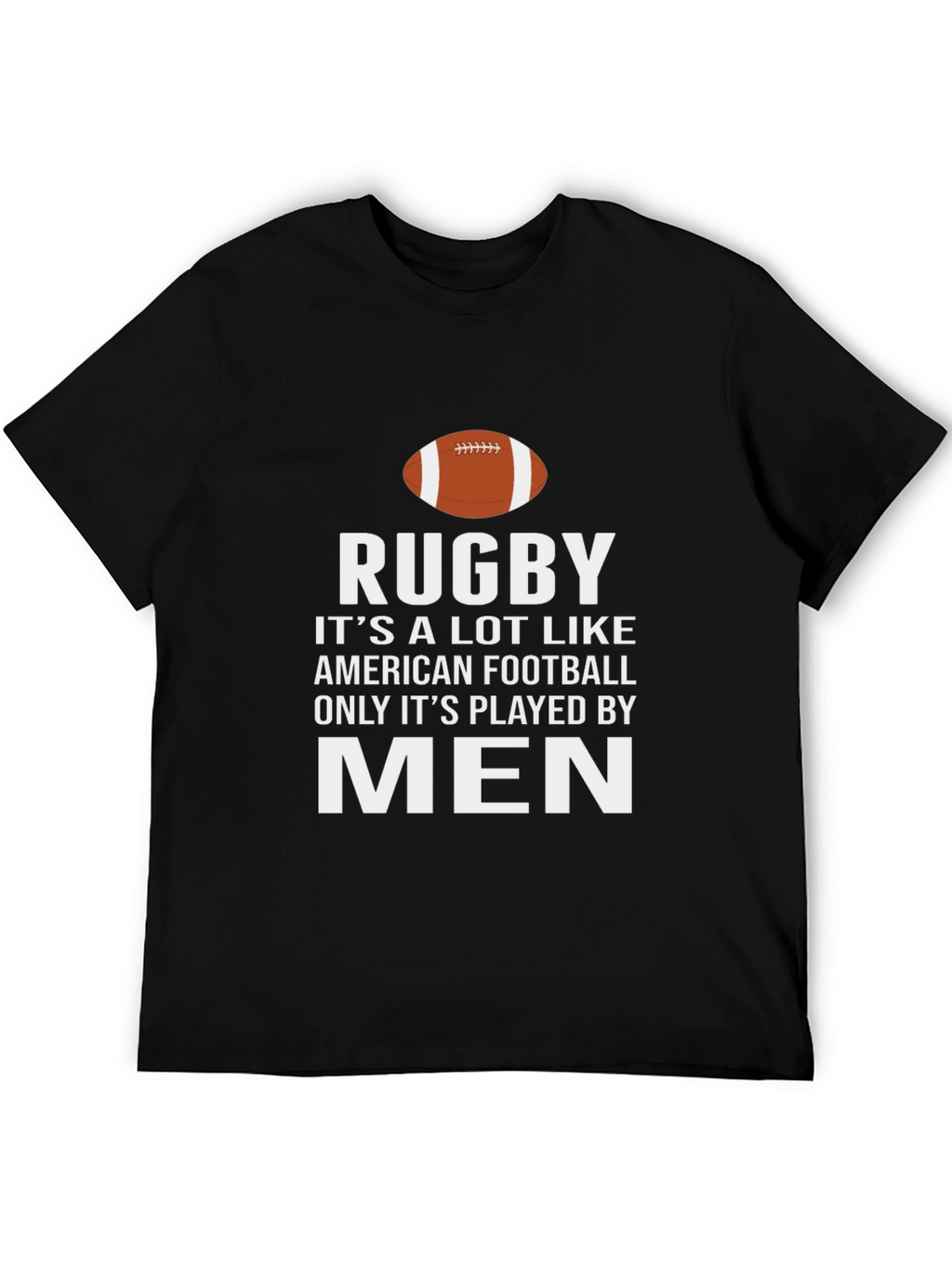 Rugby Mens Black Graphic T-Shirt