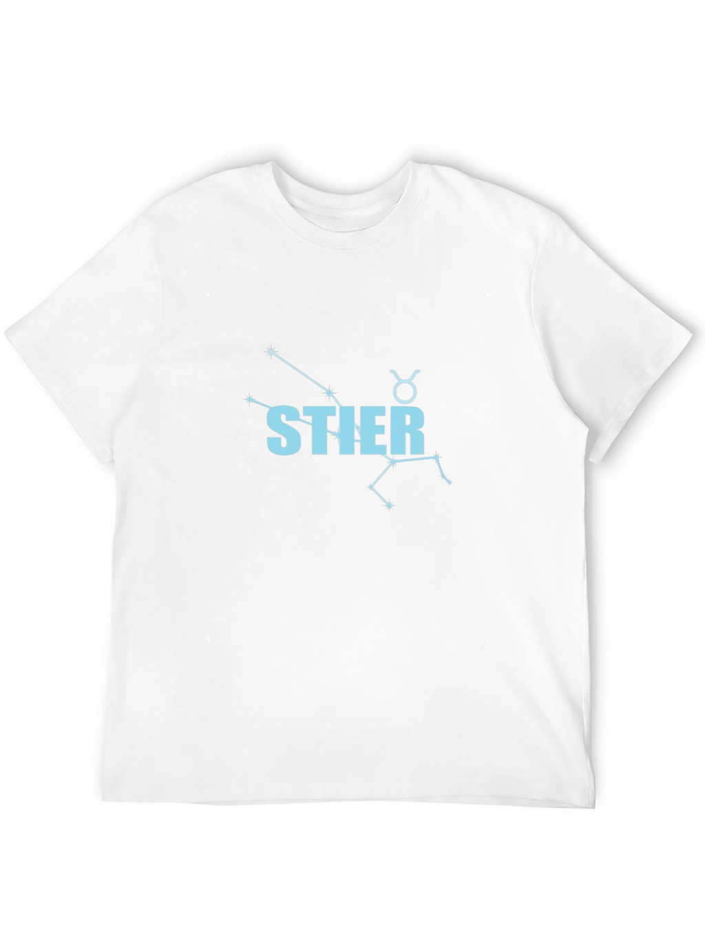 Black Taurus Zodiac Constellation T-Shirt