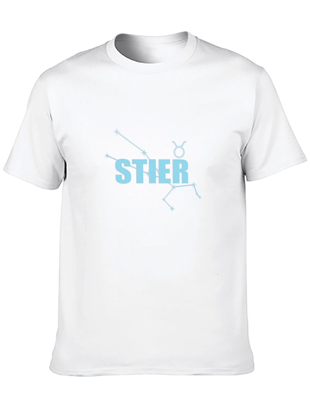 Black Taurus Zodiac Constellation T-Shirt