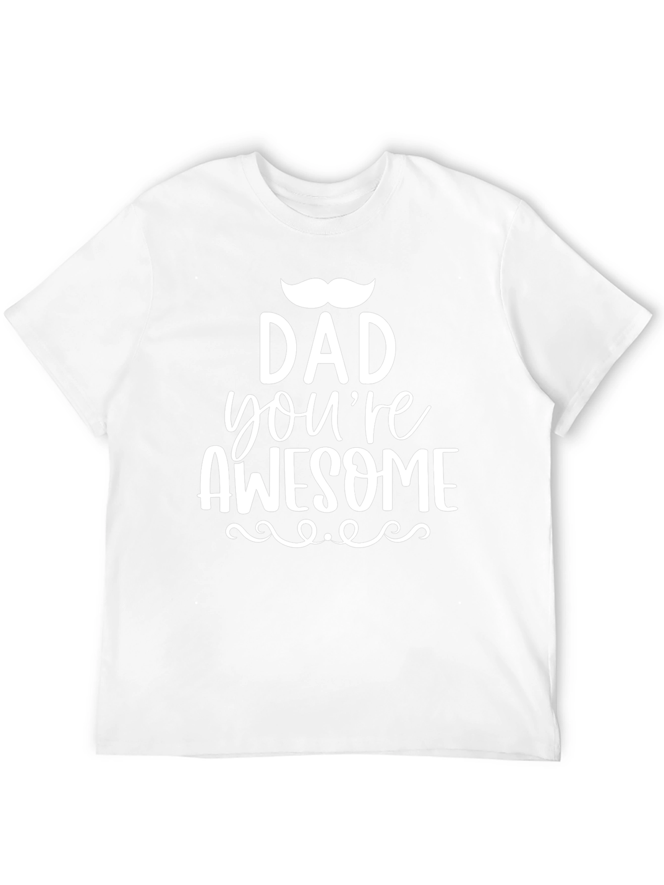Dad Youre Awesome Black Graphic Tee
