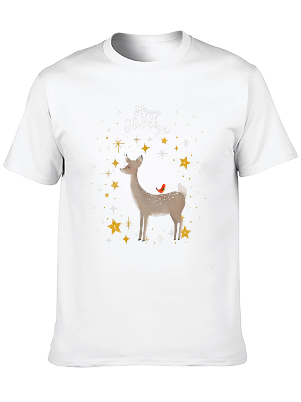 Festive Deer Holiday T-Shirt