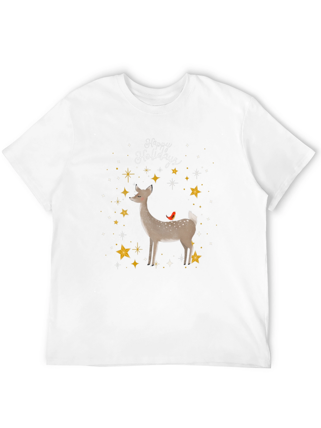 Festive Deer Holiday T-Shirt