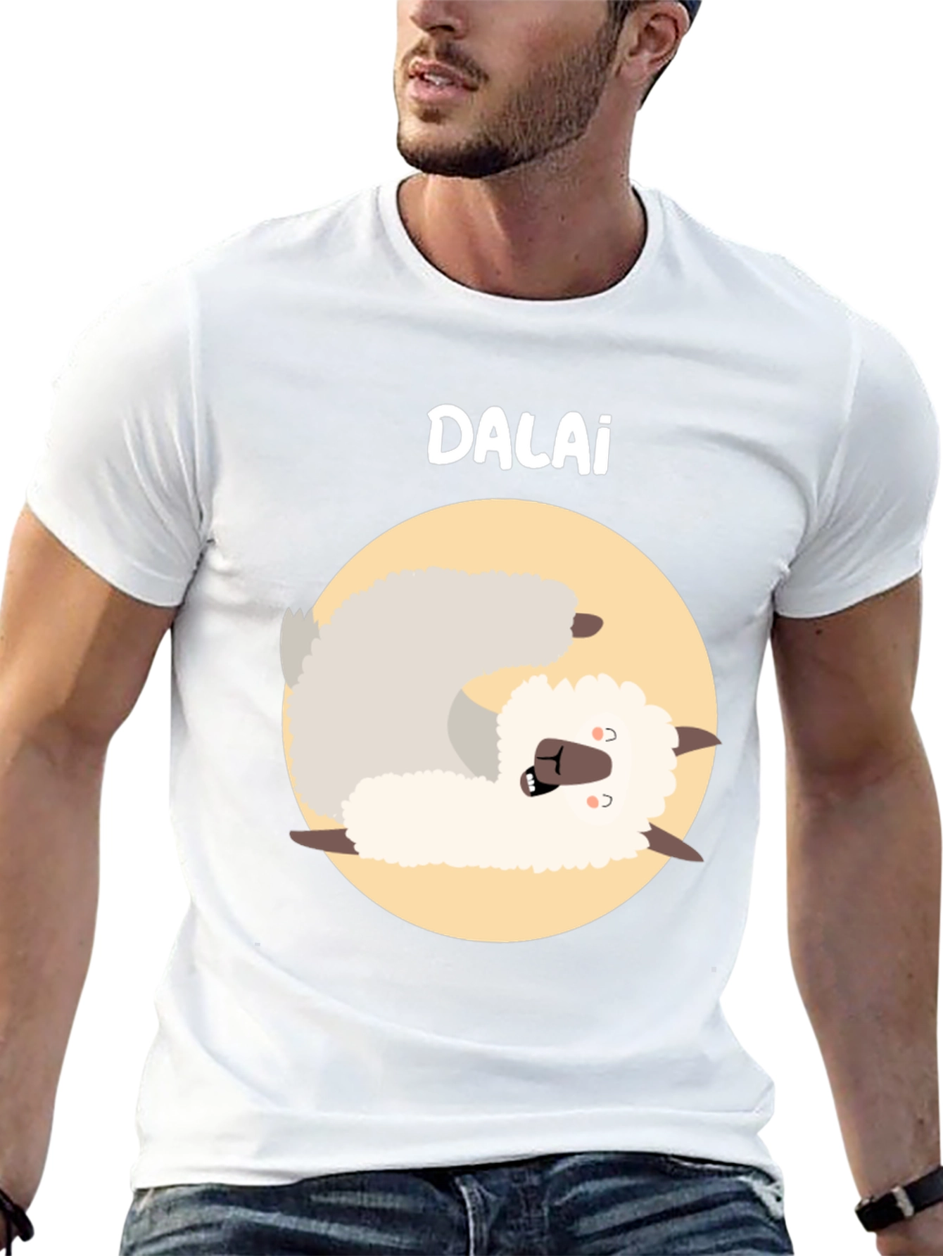 Dalai Llama Funny T-Shirt - Soft Cotton Blend