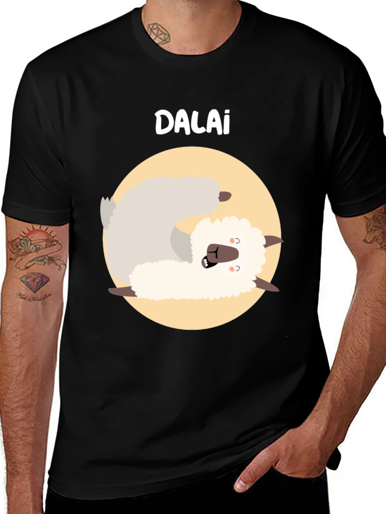 Dalai Llama Funny T-Shirt - Soft Cotton Blend