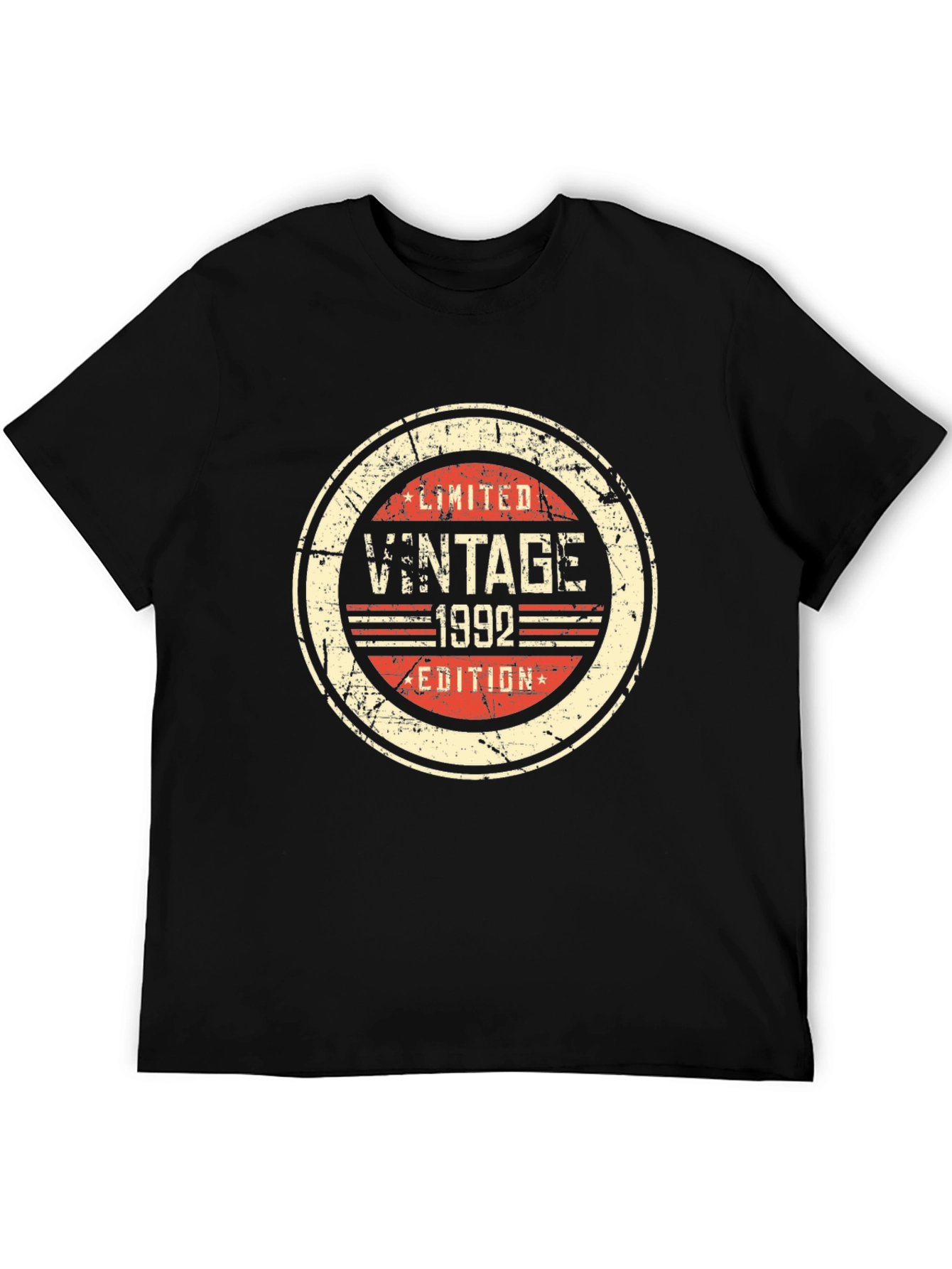 Vintage 1992 Limited Edition Black T-Shirt