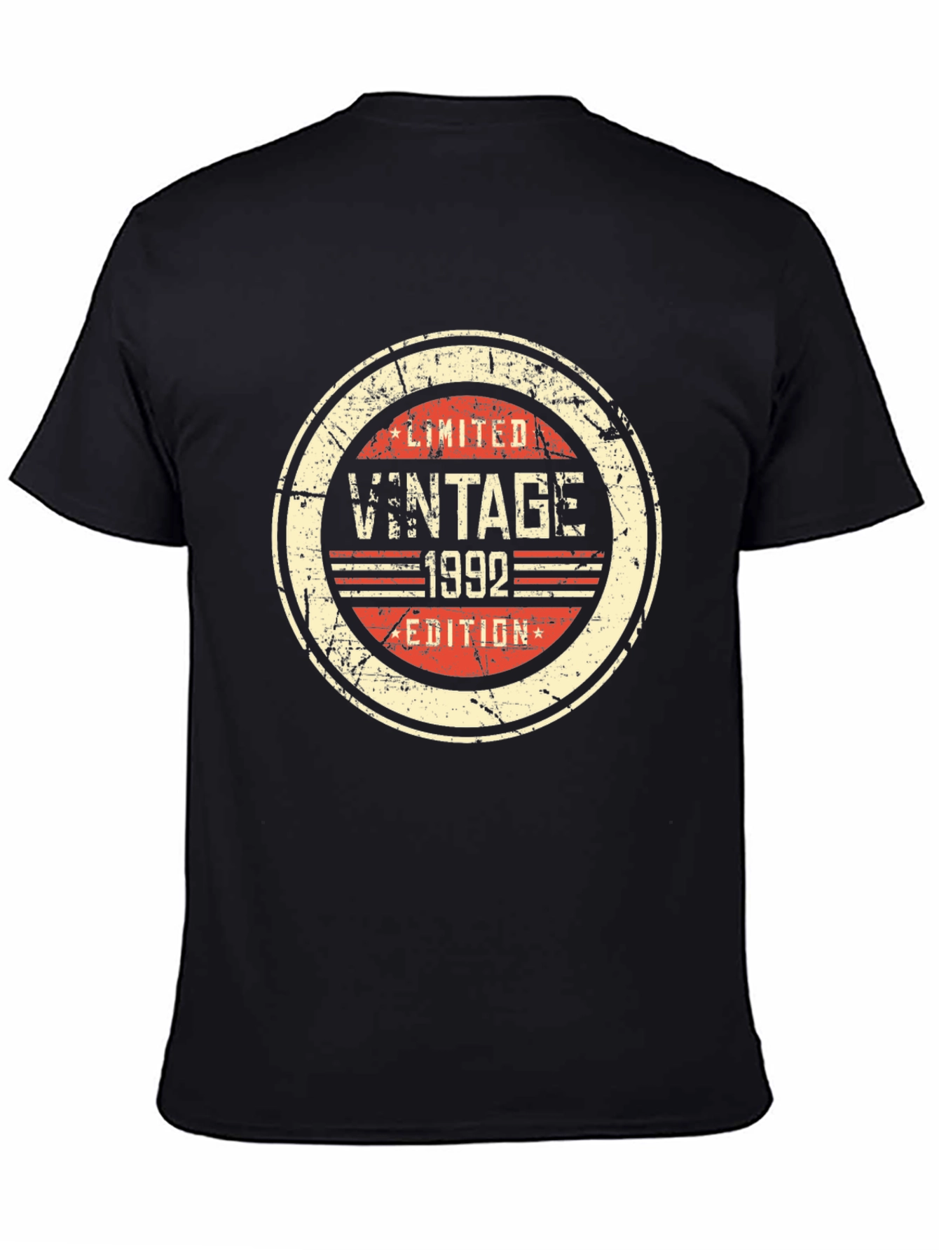 Vintage 1992 Limited Edition Black T-Shirt