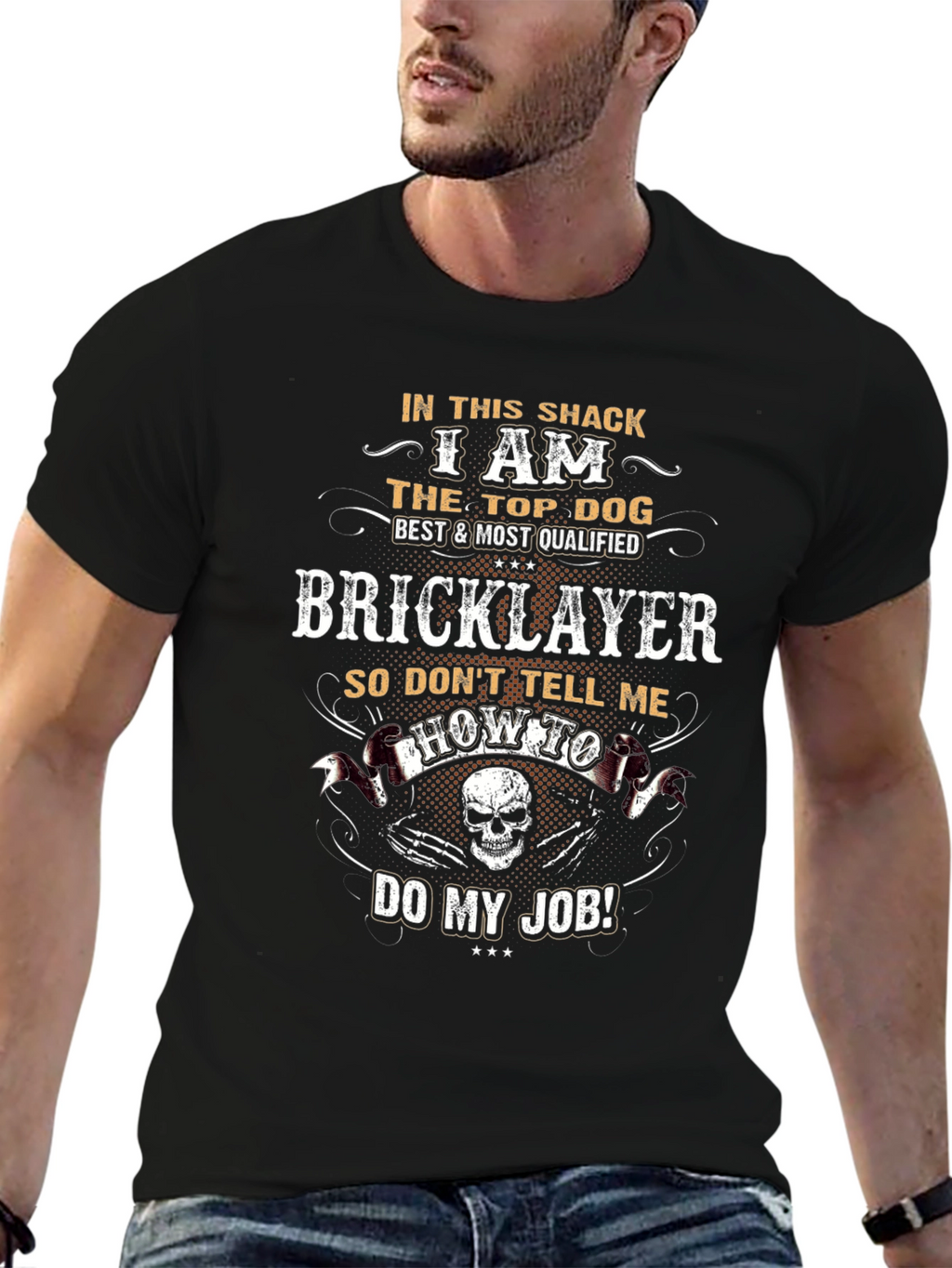 Bricklayer Top Dog Graphic T-Shirt