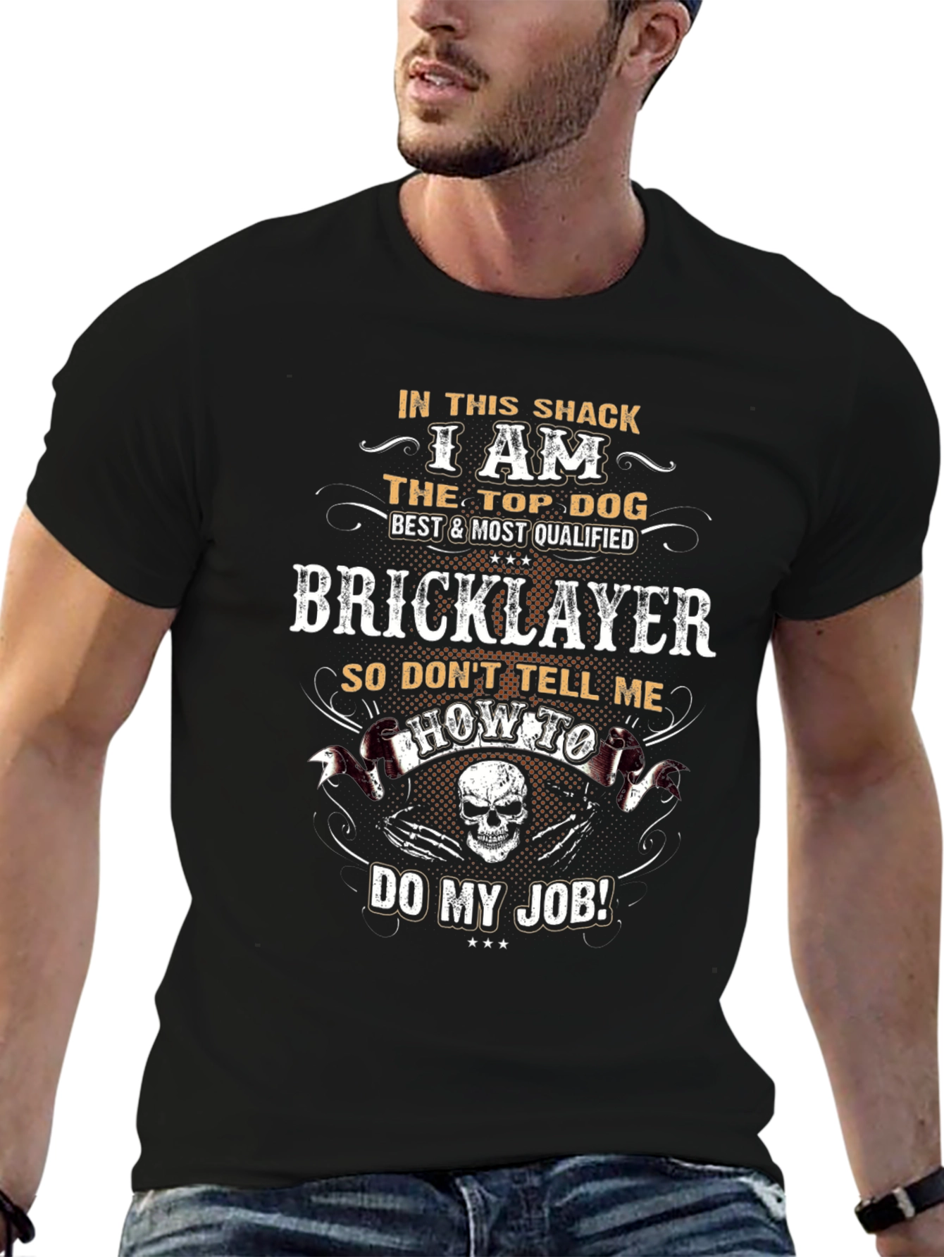 Bricklayer Top Dog Graphic T-Shirt