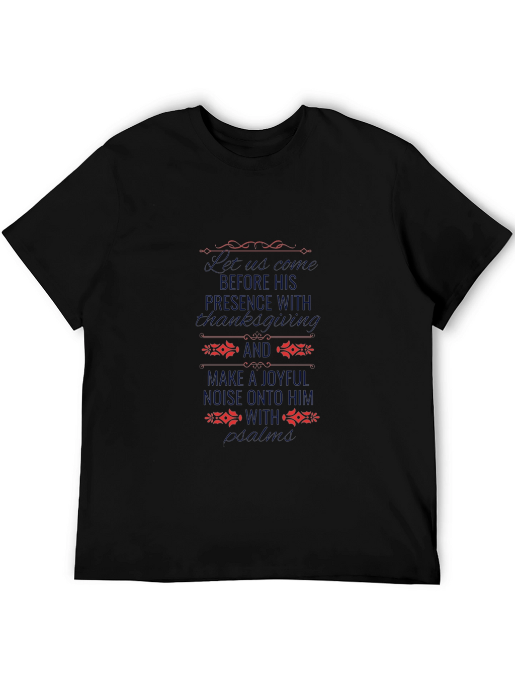 Mens Black Graphic T-Shirt