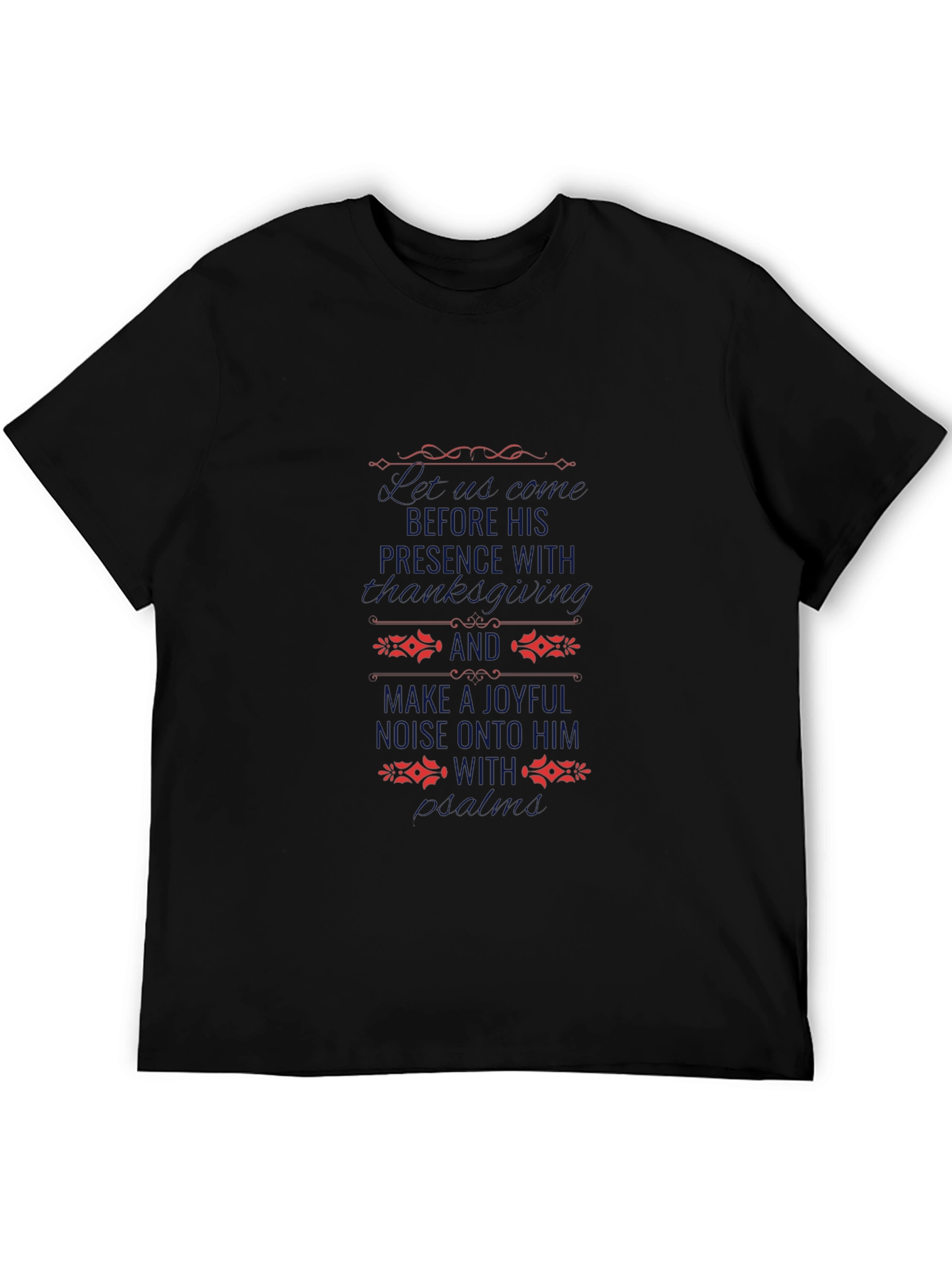 Mens Black Graphic T-Shirt