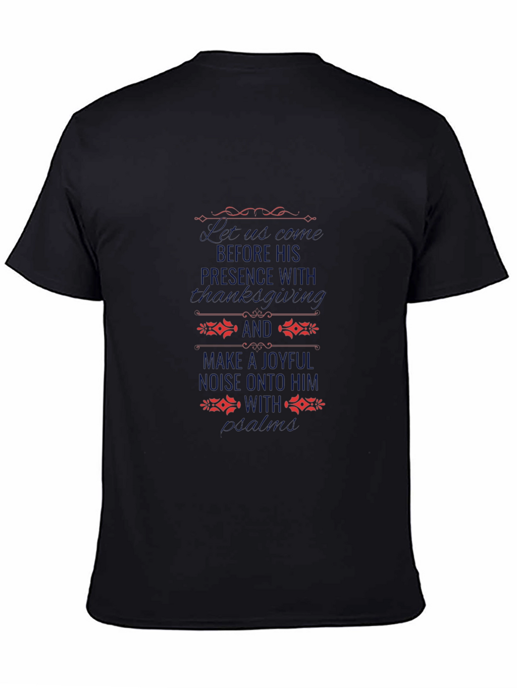Mens Black Graphic T-Shirt