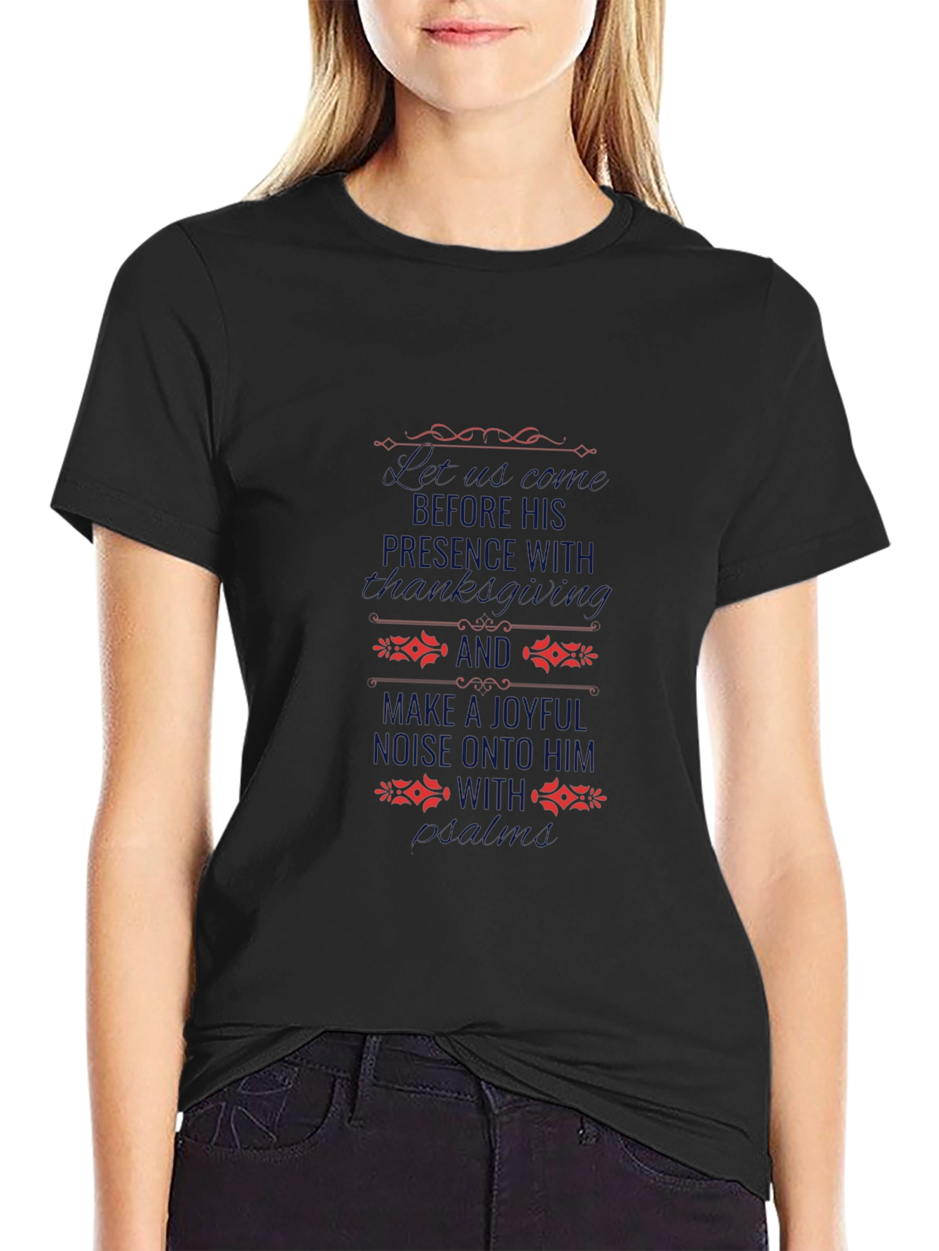 Mens Black Graphic T-Shirt