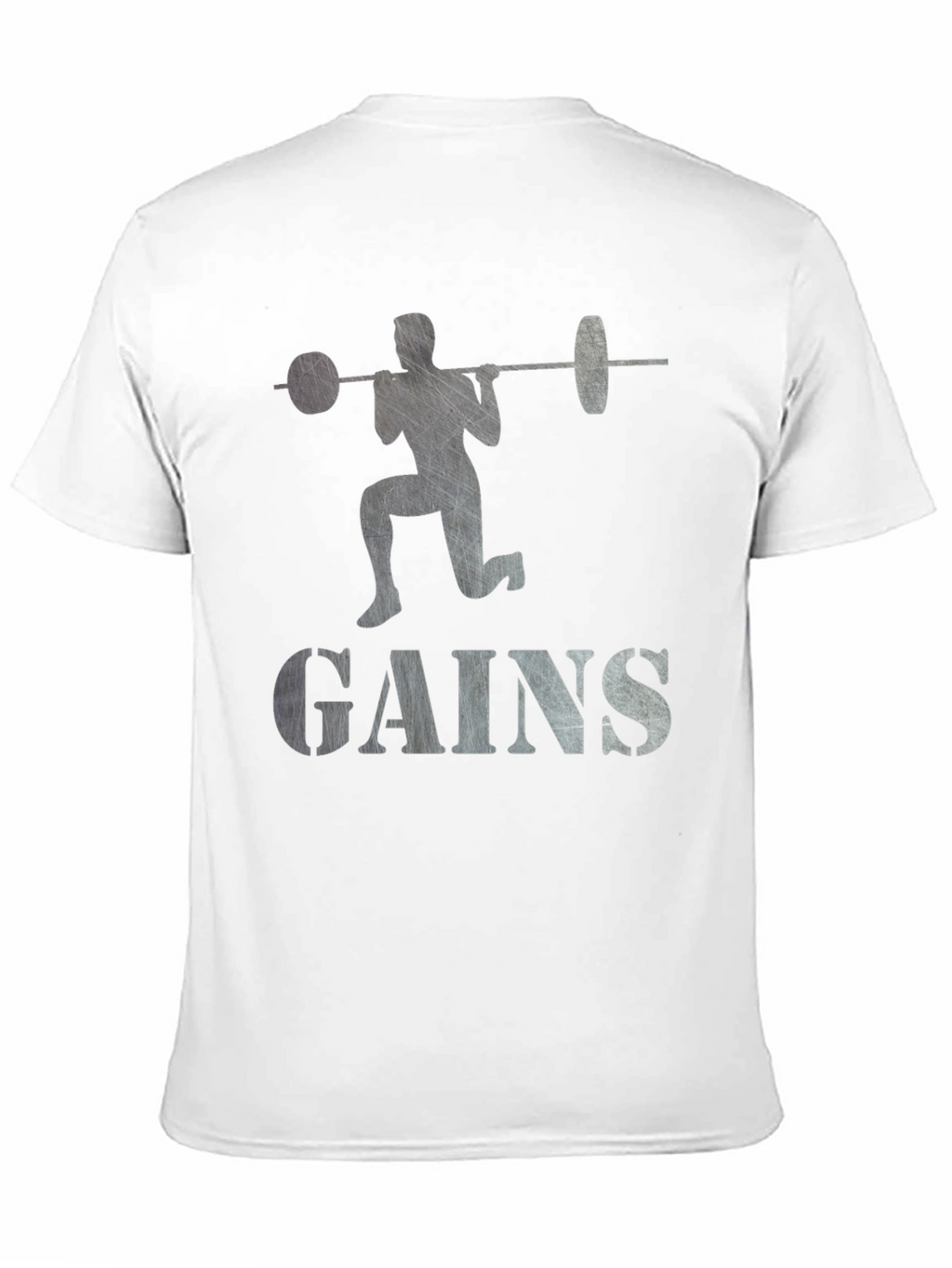 Gains Weightlifting T-Shirt - Black