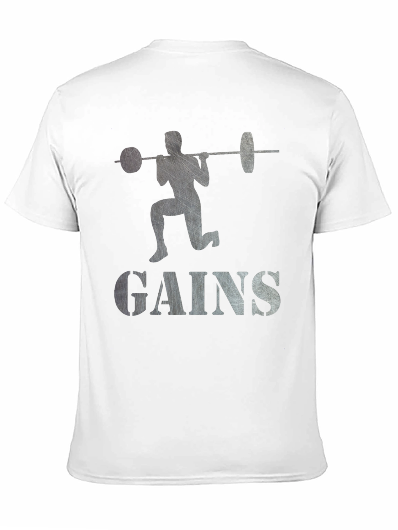 Gains Weightlifting T-Shirt - Black
